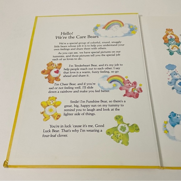 Vtg 1983 Care Bears The Witch Down The Street by Stephanie Morgan Hardcover - Picture 5 of 16